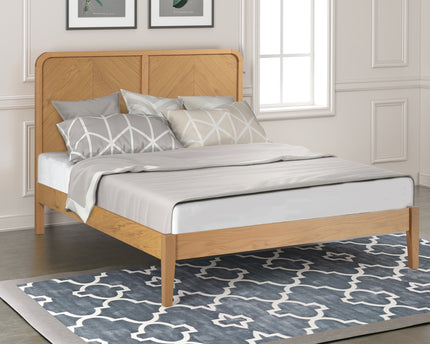 Whelston Oak Bed Bundle - Double