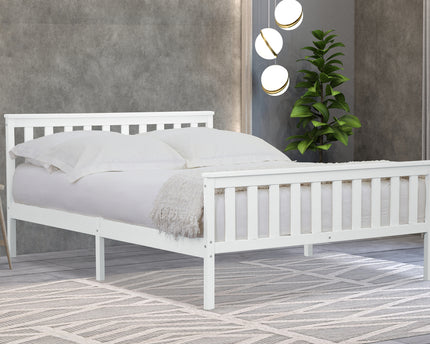 Marnel White Bed Bundle - King Size