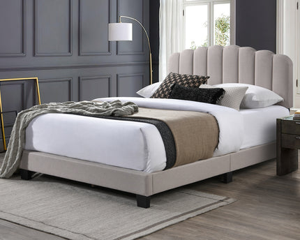 Hope Bed - Small Double, Double Or King Size - Pebble Linen