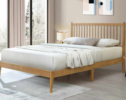 Padeswood Oak Bed Bundle - Double