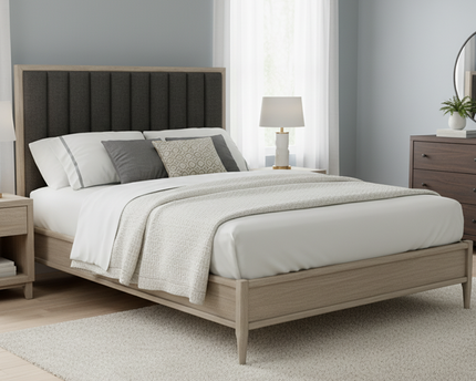 Hawarden Grey Bed Bundle - Double