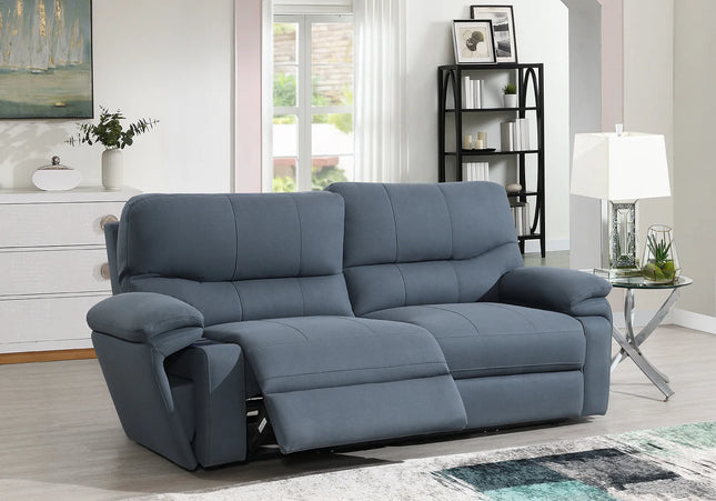Quantum Cinematic Power Recliner 3 Seater In Grey