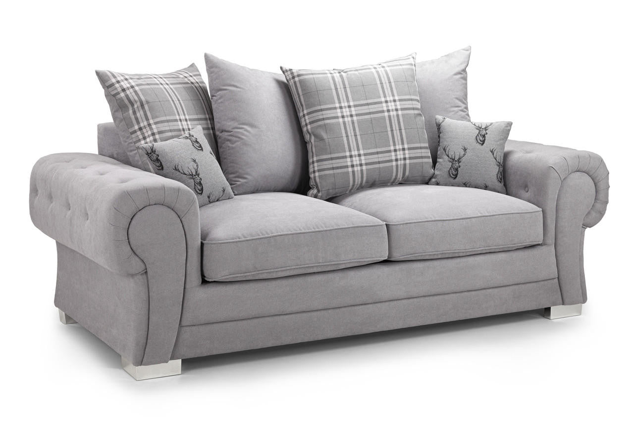 Sofa Bed 3 Seater - Verona - Grey