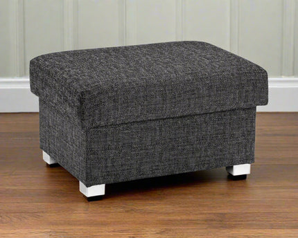 Wilcot Storage Footstool In Grey