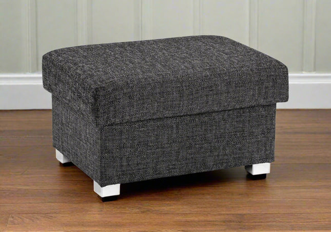 Wilcot Storage Footstool In Grey