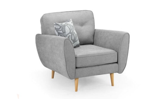 Zinc Arm Chair - Grey